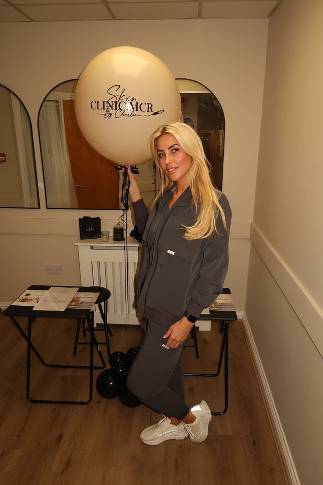 3 Piece Grey Cuffed Set
